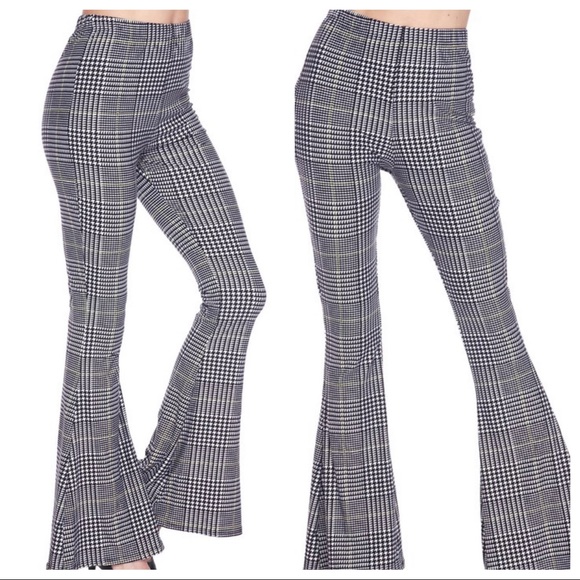 ✨RESTOCK✨Houndstooth Fabulous wide leg bell pants - Picture 7 of 8